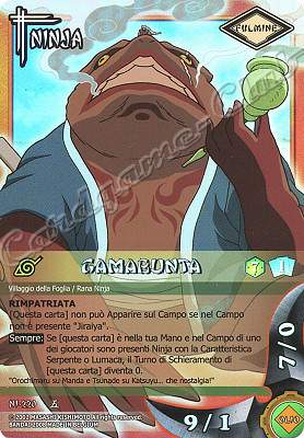 NI-220 Gamabunta ultra rara foil -NEAR MINT-