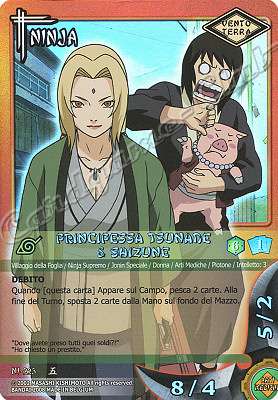 NI-223 Principessa Tsunade & Shizune rara foil -NEAR MINT-