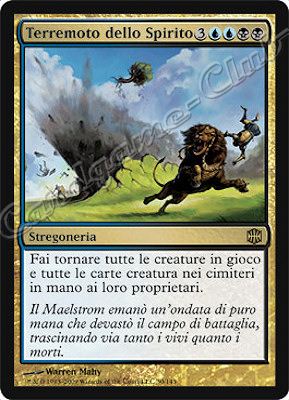 030 / 145 Terremoto dello Spirito rara (IT) -NEAR MINT-