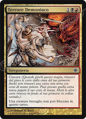 038 / 145 Terrore Demoniaco comune (IT) -NEAR MINT-