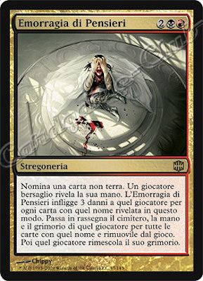 047 / 145 Emorragia di Pensieri rara (IT) -NEAR MINT-