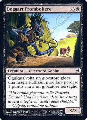 137 / 301 Boggart Fromboliere comune (IT) -NEAR MINT-