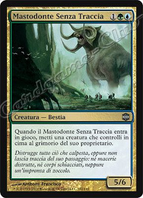 102 / 145 Mastodonte Senza Traccia non comune (IT) -NEAR MINT-