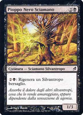 099 / 301 Pioppo Nero Sciamano comune (IT) -NEAR MINT-