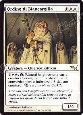 016 / 301 Ordine di Biancargilla rara (IT) -NEAR MINT-