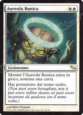 021 / 301 Aureola Runica rara (IT) -NEAR MINT-