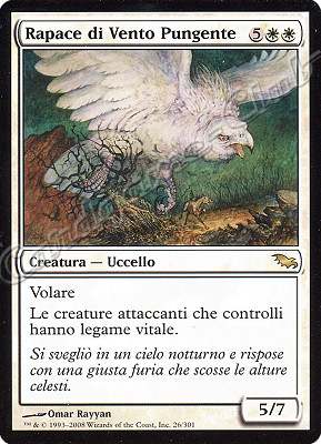 026 / 301 Rapace di Vento Pungente rara (IT) -NEAR MINT-