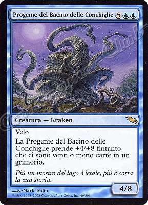 040 / 301 Progenie del Bacino delle Conchiglie rara (IT) -NEAR MINT-