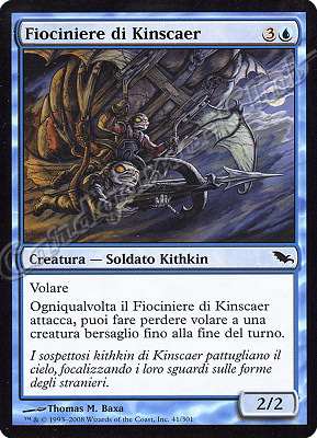 041 / 301 Fiociniere di Kinscaer comune (IT) -NEAR MINT-