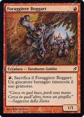 154 / 301 Foraggiere Boggart comune (IT) -NEAR MINT-