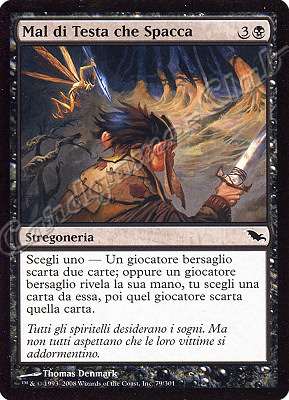 079 / 301 Mal di Testa che Spacca comune (IT) -NEAR MINT-