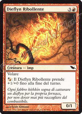 082 / 301 Dieflyn Ribollente comune (IT) -NEAR MINT-