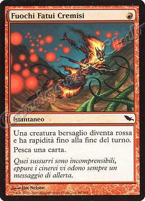 088 / 301 Fuochi Fatui Cremisi comune (IT) -NEAR MINT-