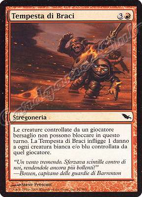 091 / 301 Tempesta di Braci comune (IT) -NEAR MINT-