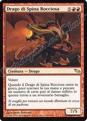 098 / 301 Drago di Spina Rocciosa rara (IT) -NEAR MINT-