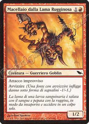 105 / 301 Macellaio dalla Lama Rugginosa comune (IT) -NEAR MINT-