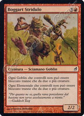 157 / 301 Boggart Stridulo comune (IT) -NEAR MINT-