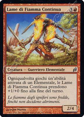 158 / 301 Lame di Fiamma Continua non comune (IT) -NEAR MINT-