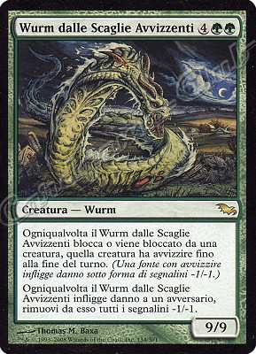 134 / 301 Wurm dalle Scaglie Avvizzenti rara (IT) -NEAR MINT-