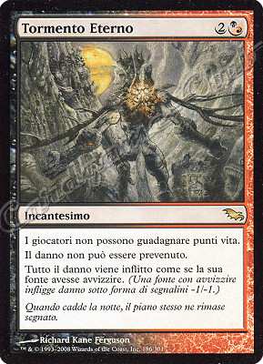 186 / 301 Tormento Eterno rara (IT) -NEAR MINT-