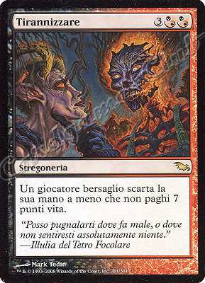 201 / 301 Tirannizzare rara (IT) -NEAR MINT-