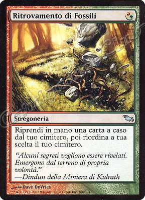 206 / 301 Ritrovamento di Fossili non comune (IT) -NEAR MINT-