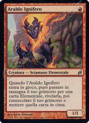 167 / 301 Araldo Ignifero non comune (IT) -NEAR MINT-