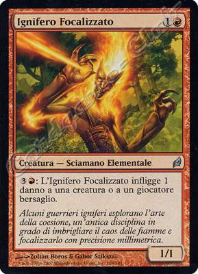 168 / 301 Ignifero Focalizzato non comune (IT) -NEAR MINT-