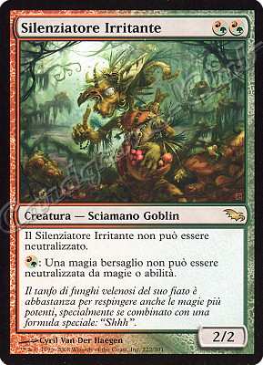 222 / 301 Silenziatore Irritante rara (IT) -NEAR MINT-
