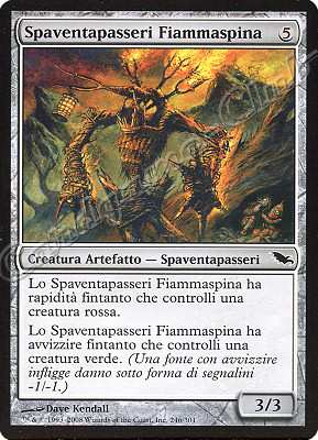 246 / 301 Spaventapasseri Fiammaspina comune (IT) -NEAR MINT-