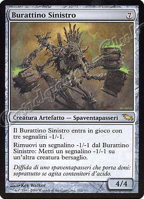 252 / 301 Burattino Sinistro rara (IT) -NEAR MINT-