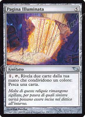 254 / 301 Pagina Illuminata non comune (IT) -NEAR MINT-