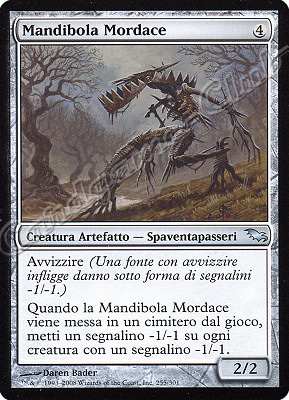 255 / 301 Mandibola Mordace non comune (IT) -NEAR MINT-