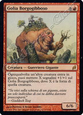 173 / 301 Golia Borgogibboso rara (IT)  -GOOD-