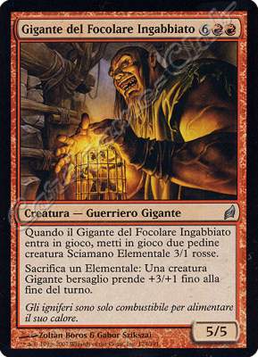 174 / 301 Gigante del Focolare Ingabbiato non comune (IT) -NEAR MINT-