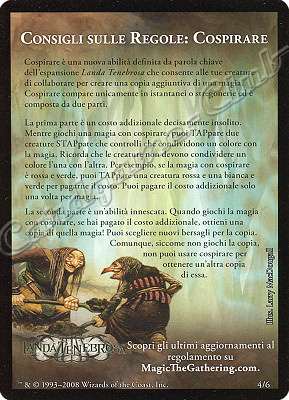 4 / 6 Cospirare comune -NEAR MINT-