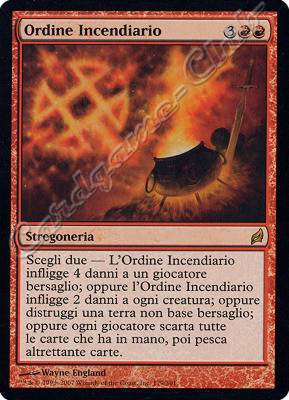 179 / 301 Ordine Incendiario rara (IT) -NEAR MINT-