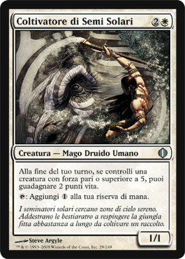 029 / 249 Coltivatore di Semi Solari non comune (IT) -NEAR MINT-