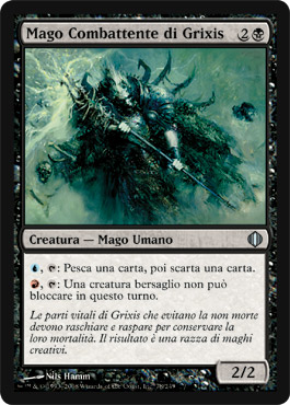 078 / 249 Mago Combattente di Grixis non comune (IT) -NEAR MINT-