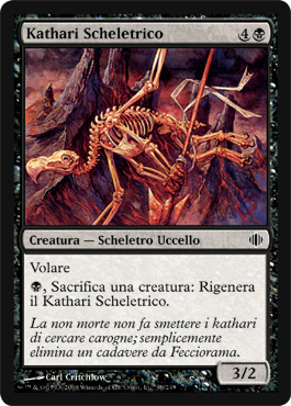 088 / 249 Kathari Scheletrico comune (IT) -NEAR MINT-