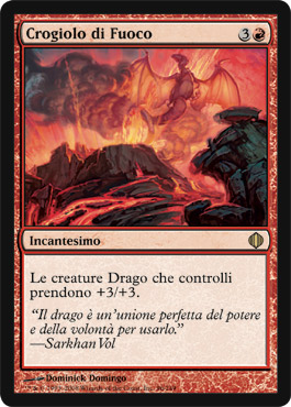 096 / 249 Crogiolo di Fuoco rara (IT) -NEAR MINT-