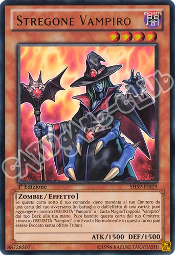 SHSP-IT029 Stregone Vampiro ultra rara 1a edizione (IT) -NEAR MINT-