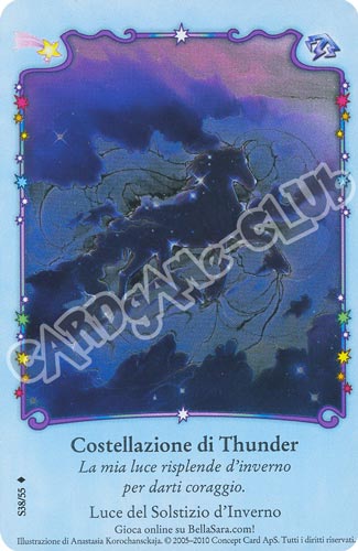 Luce Stellare S38/55 Costellazione di Thunder extra rara foil (IT) -NEAR MINT-