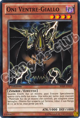 SHSP-IT033 Oni Ventre-Giallo comune 1a edizione (IT) -NEAR MINT-