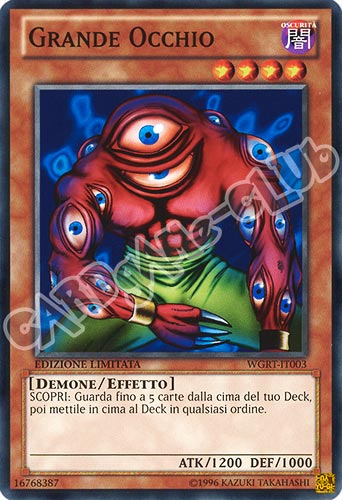WGRT-IT003 Grande Occhio comune Edizione Limitata (IT) -NEAR MINT-