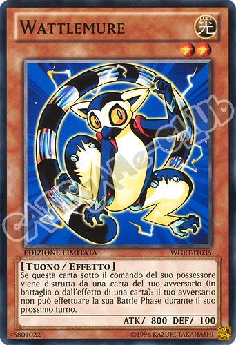 WGRT-IT035 Wattlemure comune Edizione Limitata (IT) -NEAR MINT-