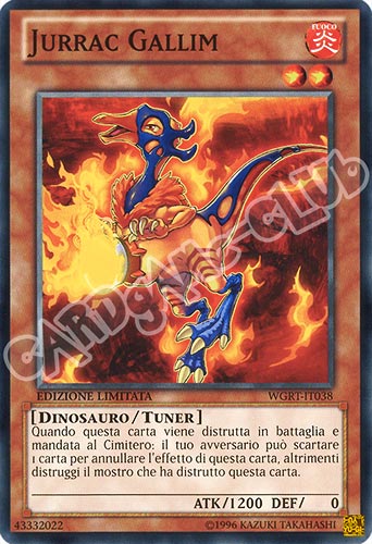 WGRT-IT038 Jurrac Gallim comune Edizione Limitata (IT) -NEAR MINT-