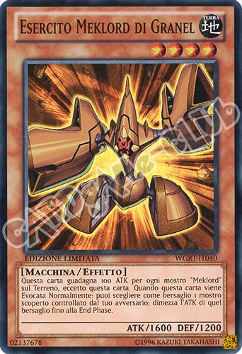 WGRT-IT040 Esercito Meklord di Granel super rara Edizione Limitata (IT)  -GOOD-