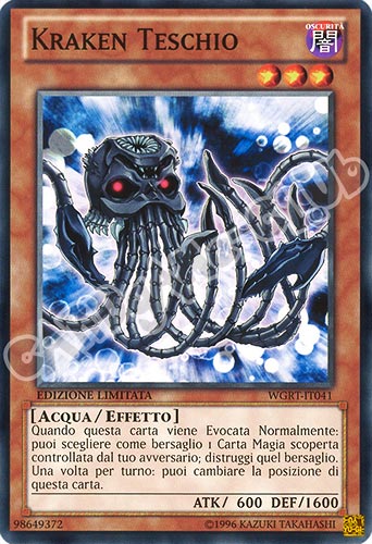 WGRT-IT041 Kraken Teschio comune Edizione Limitata (IT) -NEAR MINT-