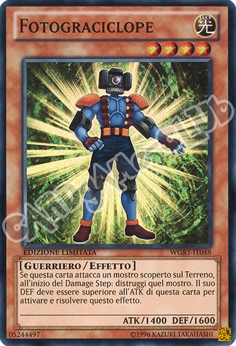 WGRT-IT048 Fotograciclope super rara Edizione Limitata (IT)  -GOOD-